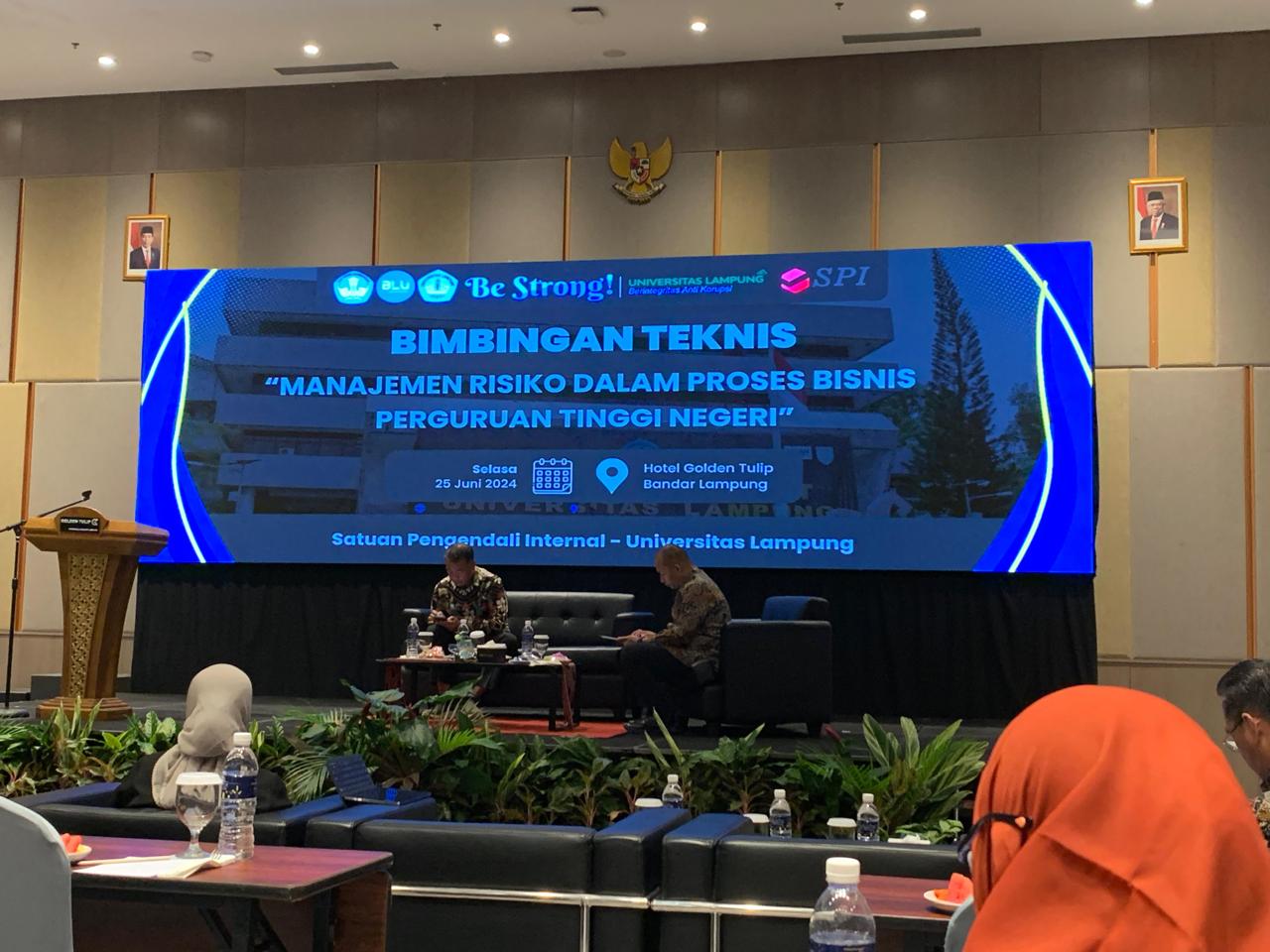 UPT LTSIT UNILA IKUT BERPARTISIPASI DALAM KEGIATAN BIMBINGAN TEKNIS "MANAJEMEN RISIKO DALAM PROSES BISNIS PERGURUAN TINGGI NEGERI"