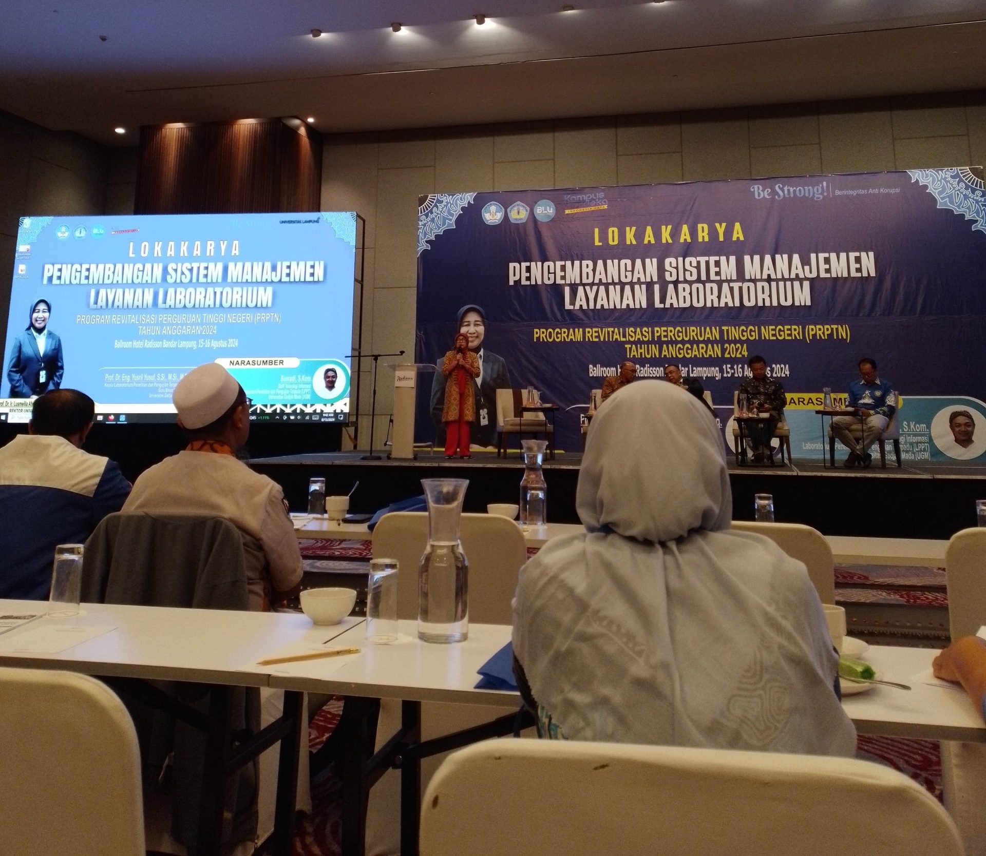 UPT LTSIT UNILA IKUT BERPARTISIPASI DALAM KEGIATAN LOKAKARYA "PENGEMBANGAN SISTEM MANAJEMEN LAYANAN LABORATORIUM"