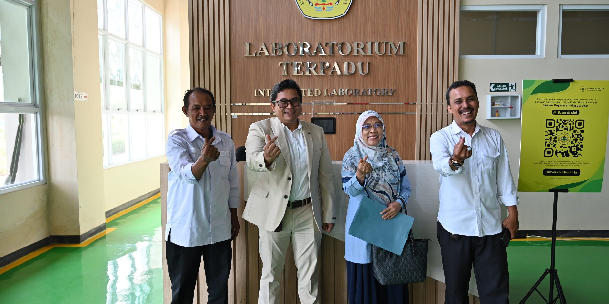 Laboratorium Terpadu Universitas Lampung Berkunjung ke Laboratorium Terpadu Universitas Sultan Ageng Tirtayasa Serang